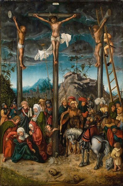 The Crucifixion by Lucas Cranach d.Æ.