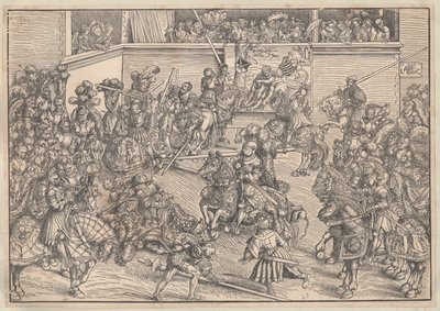 Tournament by Lucas Cranach the Elder