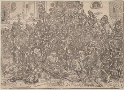 Tournament by Lucas Cranach the Elder