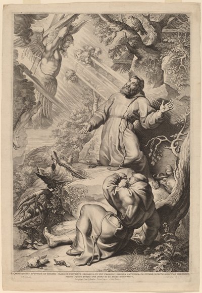 Saint Francis Receiving the Stigmata by Lucas Emil Vorsterman