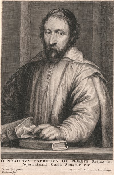 D. Nicolaus Fabricius de Peiresc by Lucas Vorsterman