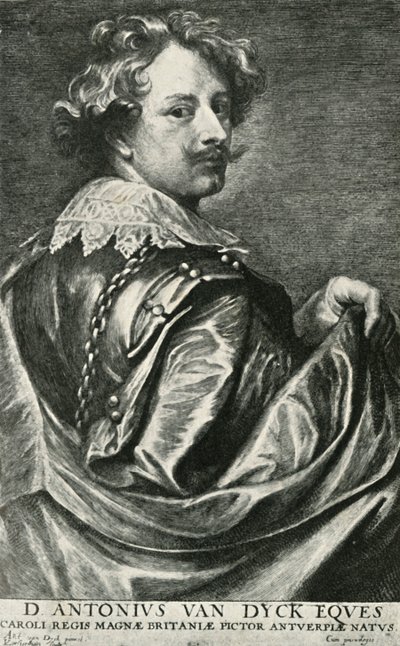 Portrait of Vandyck by Lucas Vorsterman