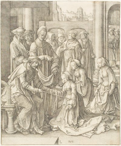 Esther Before Ahasuerus by Lucas van Leyden