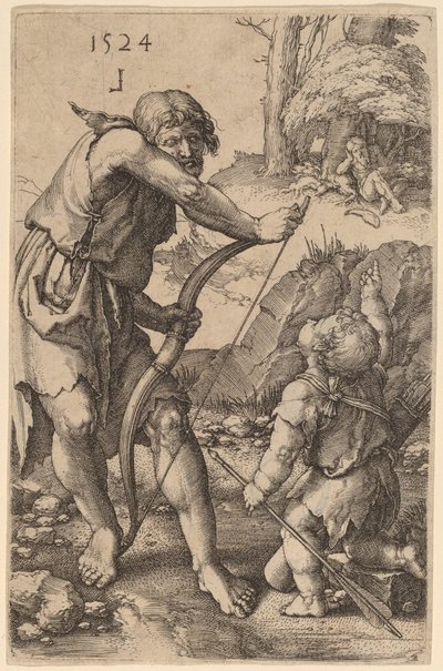 Lamech and Cain by Lucas van Leyden