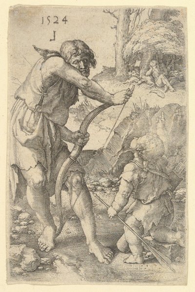 Lamech and Cain by Lucas van Leyden