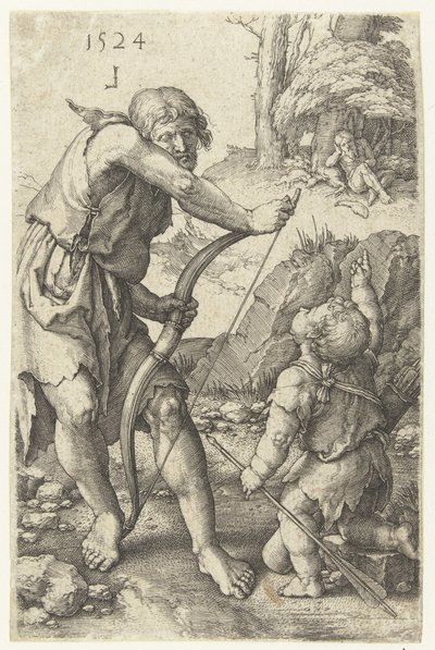 Lamech and Cain by Lucas van Leyden