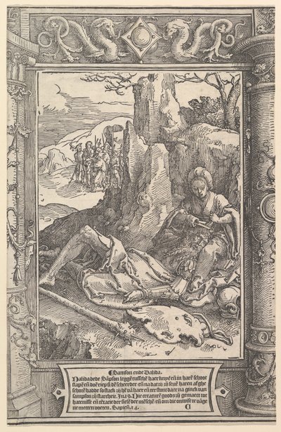 Samson and Delilah by Lucas van Leyden