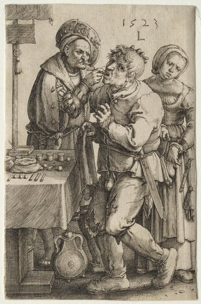 The Dentist by Lucas van Leyden