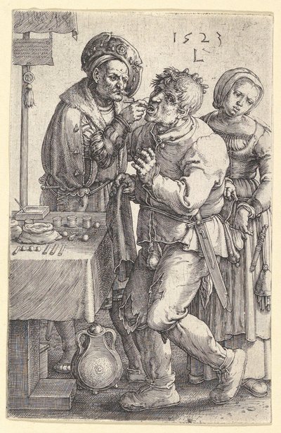 The Dentist by Lucas van Leyden