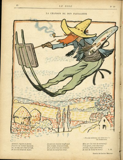 Illustration in Le Rire by Lucien Metivet