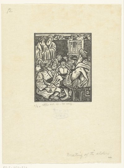 Meeting of Boaz with the Ten Elders by Lucien Pissarro