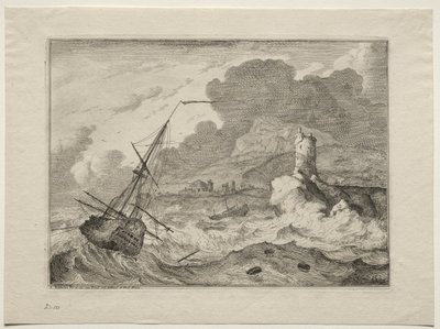 Storm at Sea by Ludolf Backhuysen