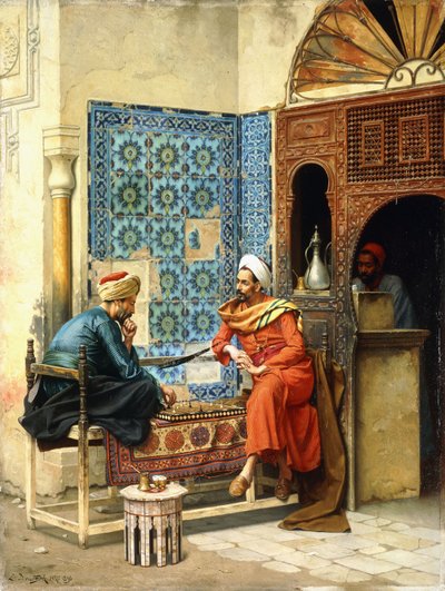 The Chess Game by Ludwig Deutsch