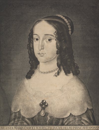 Mary Stuart, Princess of Orange by Ludwig von Siegen