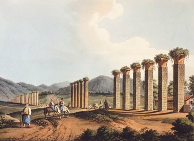 Roman Aqueduct by Luigi Mayer by Luigi Mayer