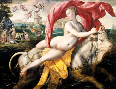 Rape of Europa by Maarten de Vos