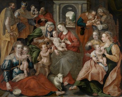 The Family of St. Anne by Maarten de Vos