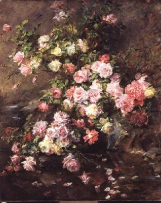 Roses by Madeleine Lemaire