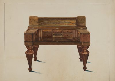 Melodeon Converted into Desk by Magnus S. Fossum