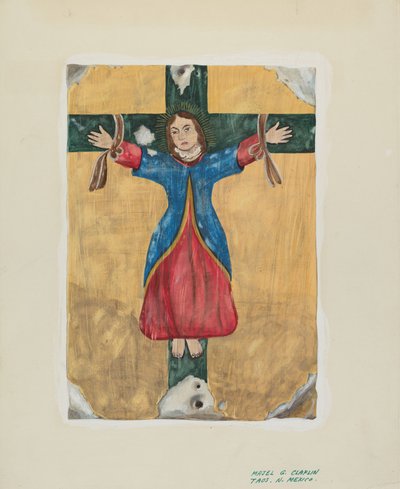 Painting of St. Liberata, c. 1939 by Majel G. Claflin