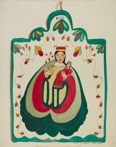 Wooden Retablo, San Antonio by Majel G. Claflin