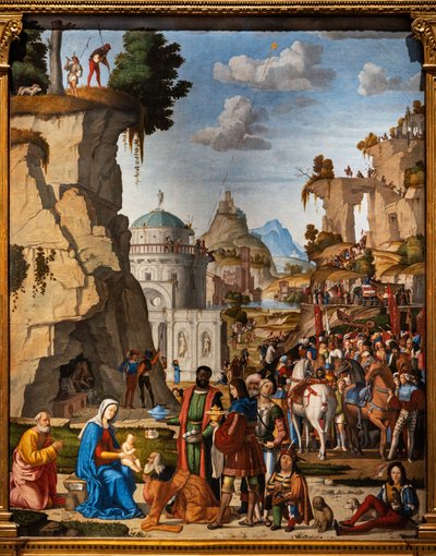 Adoration by the Wise Men (detail) by Marcello Fogolino