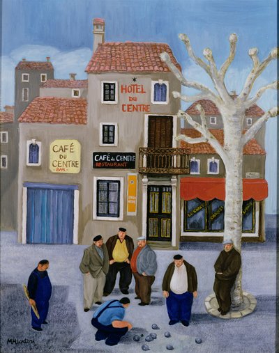 Cafe du Centre by Margaret Loxton
