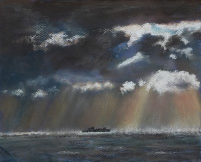 Squalls at sea by Margo Starkey