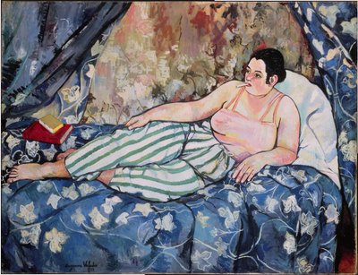 The Blue Room by Marie Clementine (Suzanne) Valadon