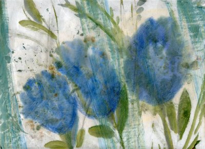 Blue Flowers 2 by Marina Falco