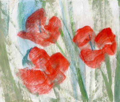 Red Flowers by Marina Falco