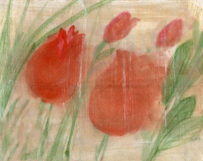 Red Tulips by Marina Falco