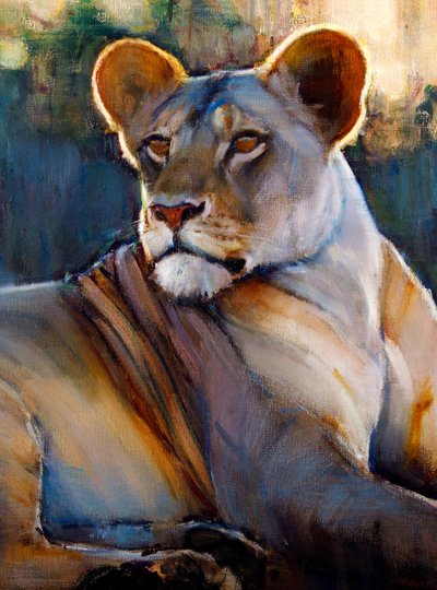 Chyulu Dawn (detail) by Mark Adlington