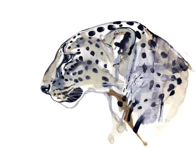 Profile (Arabian Leopard), 2008 by Mark Adlington