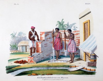 Bricklayer, 1828 by Marlet et Cie