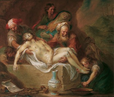 The Entombment of Christ by Martin Johann Schmidt