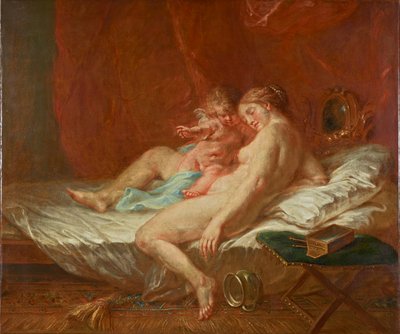 Venus and Cupid by Martin Johann Schmidt