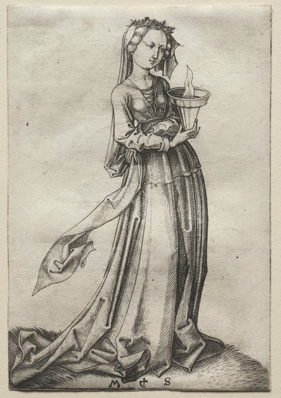 The Fourth Wise Virgin by Martin Schongauer