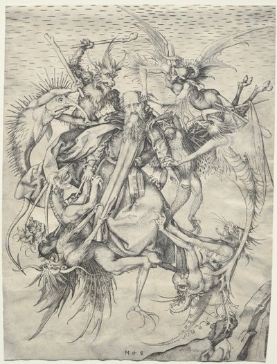 The Temptation of St. Anthony by Martin Schongauer