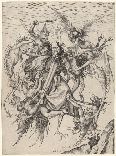 The Tribulations of Saint Anthony by Martin Schongauer