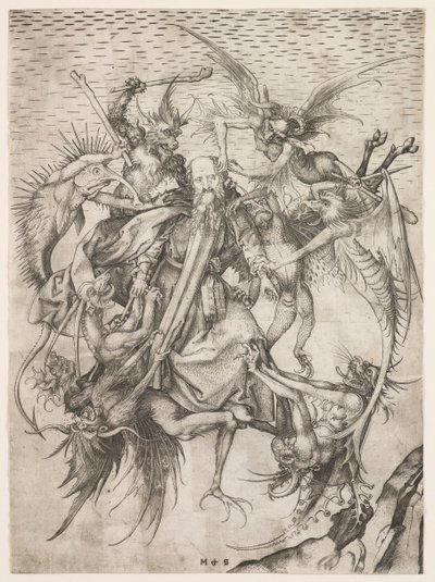 The Tribulations of St. Anthony by Martin Schongauer