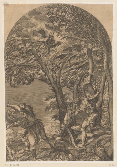 Death of Peter the Martyr by Martino Rota