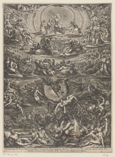 The Last Judgment by Martino Rota
