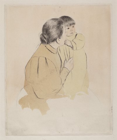 Peasant Mother and Child, c. 1894 by Mary Cassatt