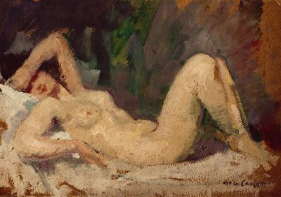 Reclining Nude by Mary Cassatt