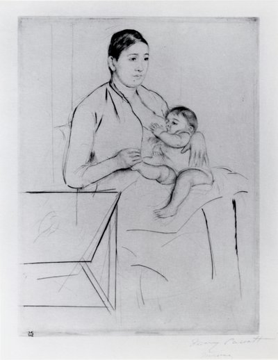 Nursing by Mary Stevenson Cassatt