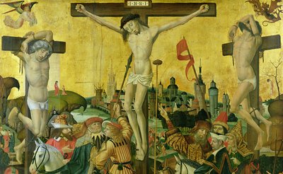 The Crucifixion, c.1500 (detail) by Master of Hamburg