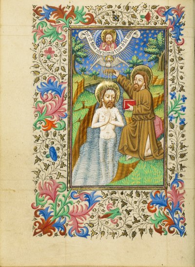 The Baptism of Christ by Master of Sir John Fastolf