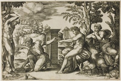 Apollo and Marsyas by Master of the Die
