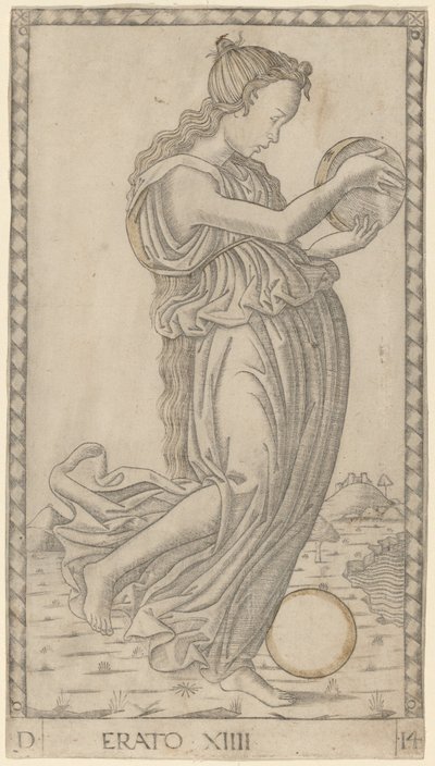 Erato by Master of the E Series Tarocchi